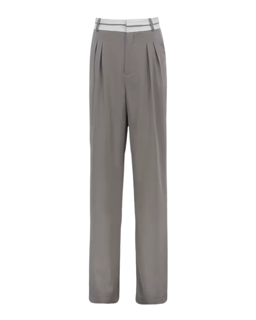 Elise - Palazzo Contrast Trousers