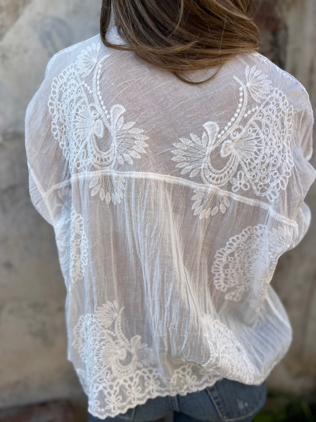 Theresa - Elegant Lace Blouse