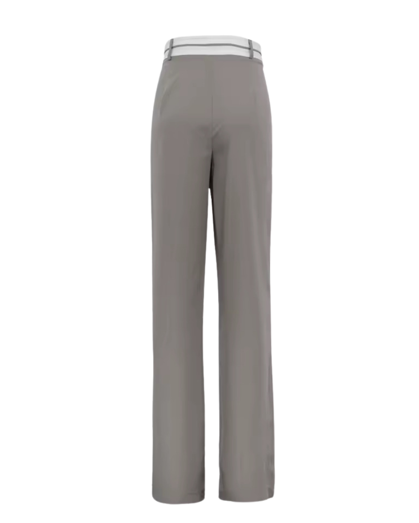 Elise - Palazzo Contrast Trousers