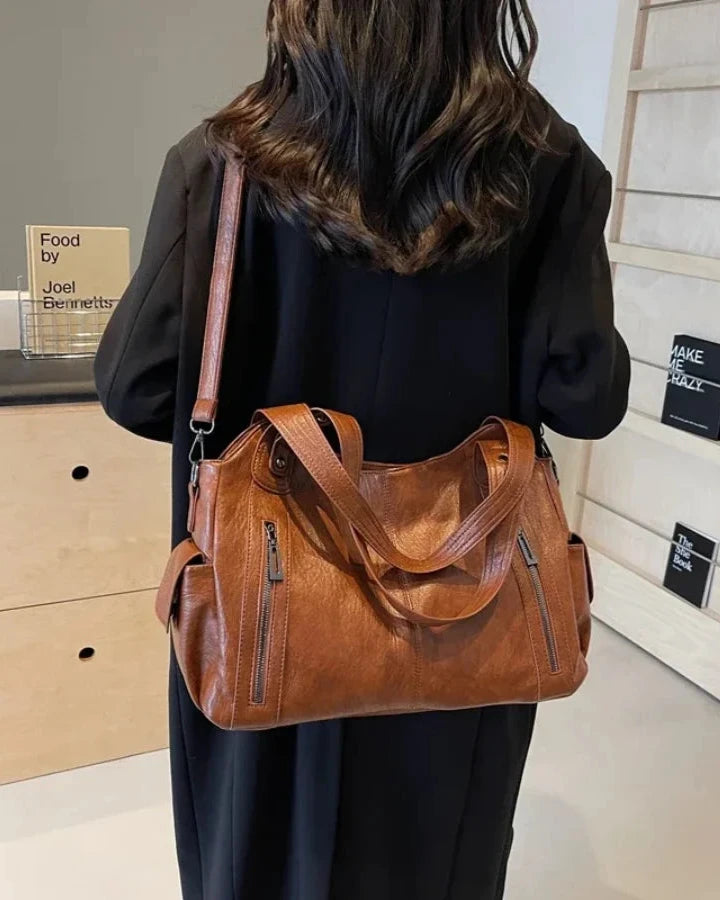 Amara Leather Tote Bag