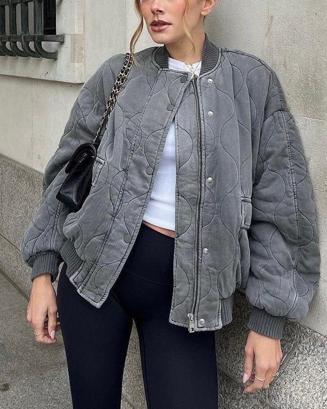 Grace - Oversized Bomber Jacket