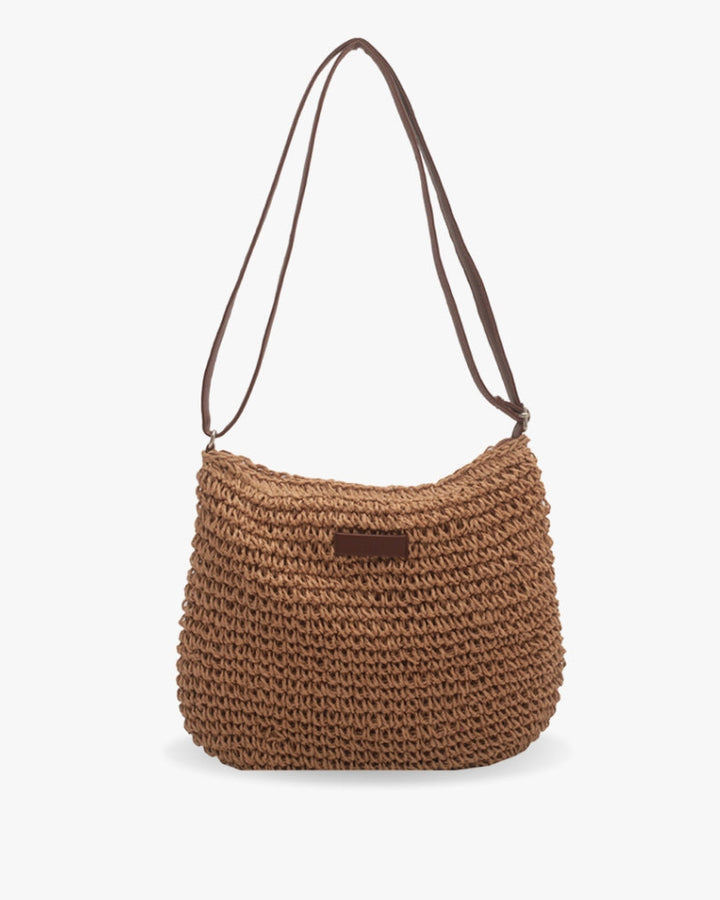 Elena - Woven Summer Shoulder Bag