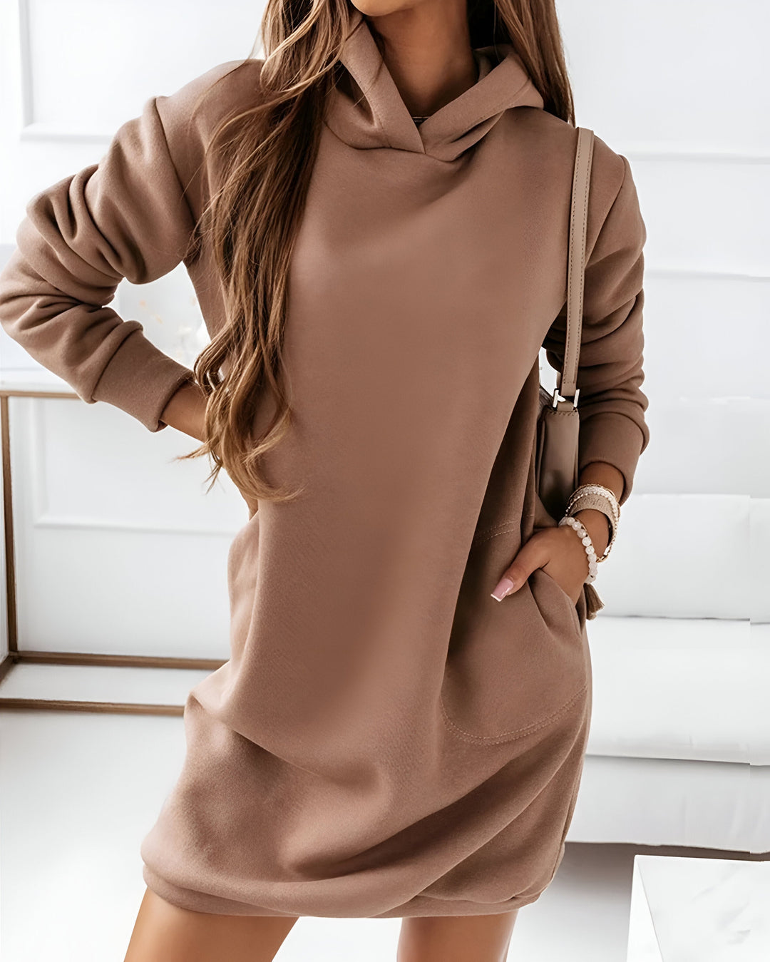 Marte - Effortless Style Hoodie Dress