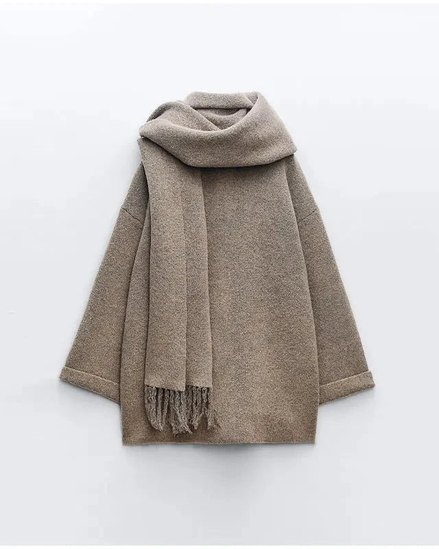 Sienna - Essential Scarf Coat