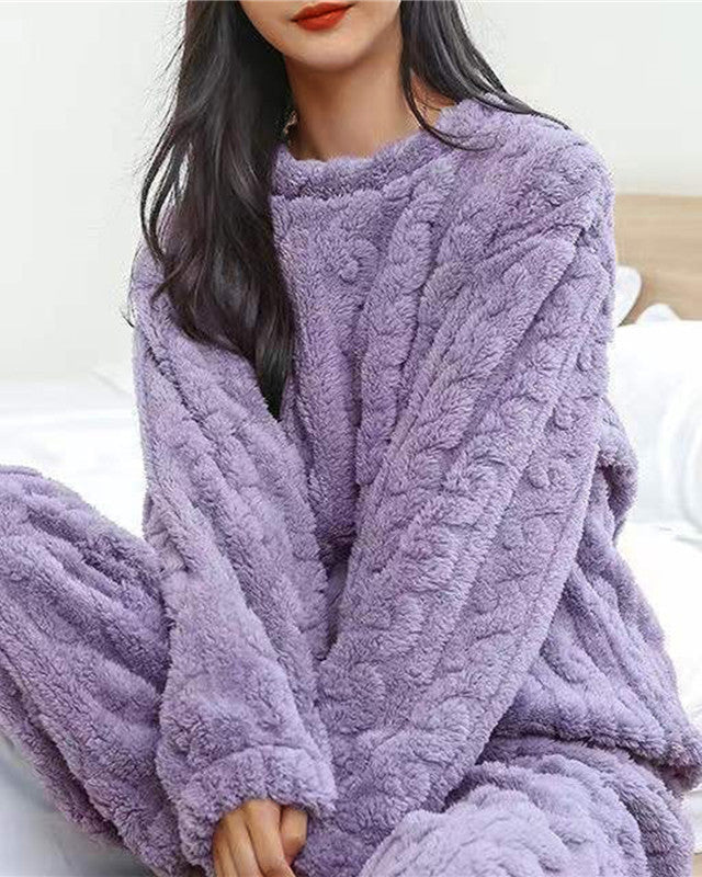 Ella - Fluffy Fleece Pyjama Set