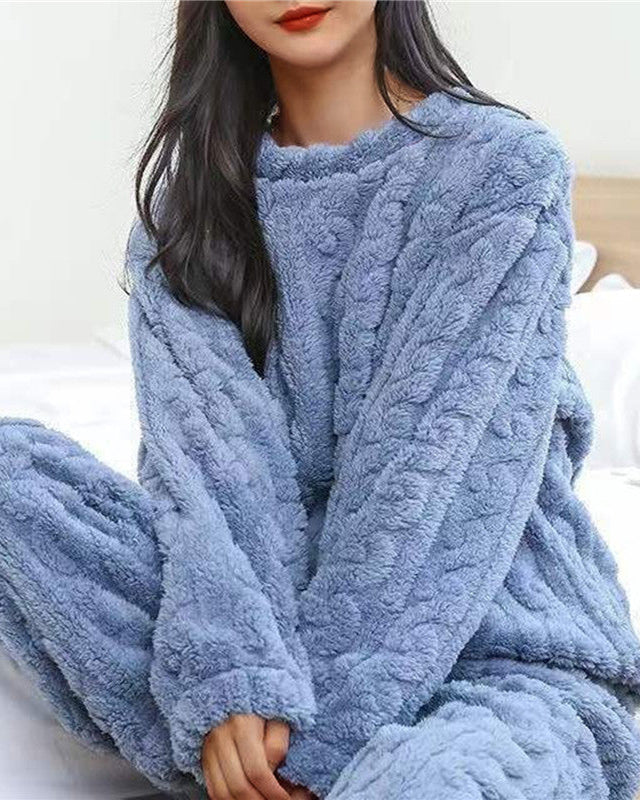 Ella - Fluffy Fleece Pyjama Set