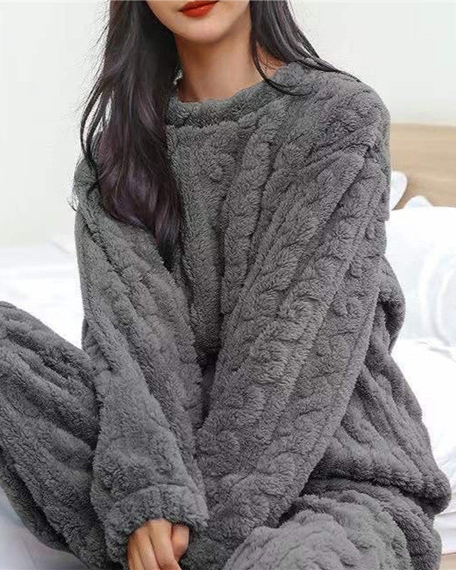 Ella - Fluffy Fleece Pyjama Set