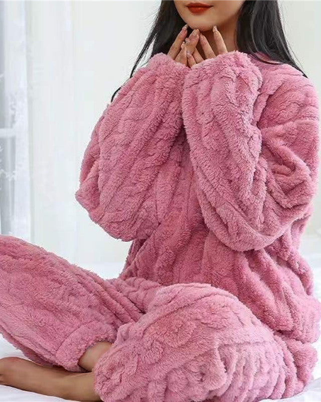 Ella - Fluffy Fleece Pyjama Set