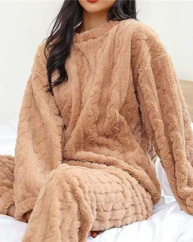 Ella - Fluffy Fleece Pyjama Set