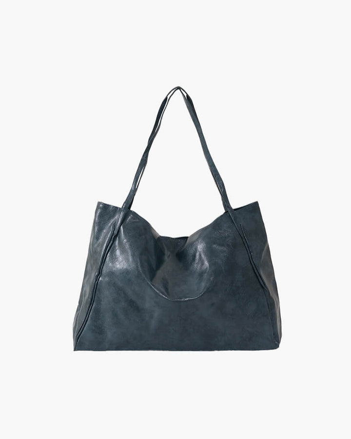 Lily - Faux Leather Shopper Bag