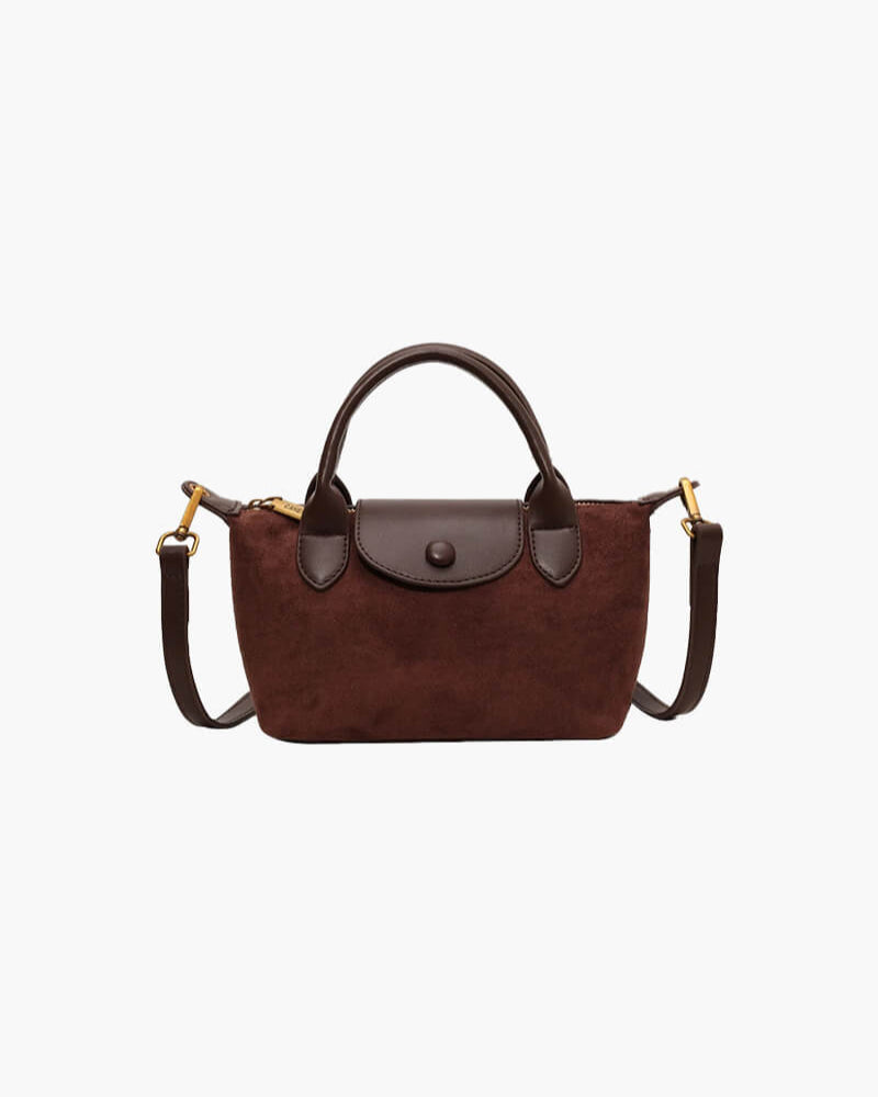 Zara - Vegan Leather and Suede Mini Bag