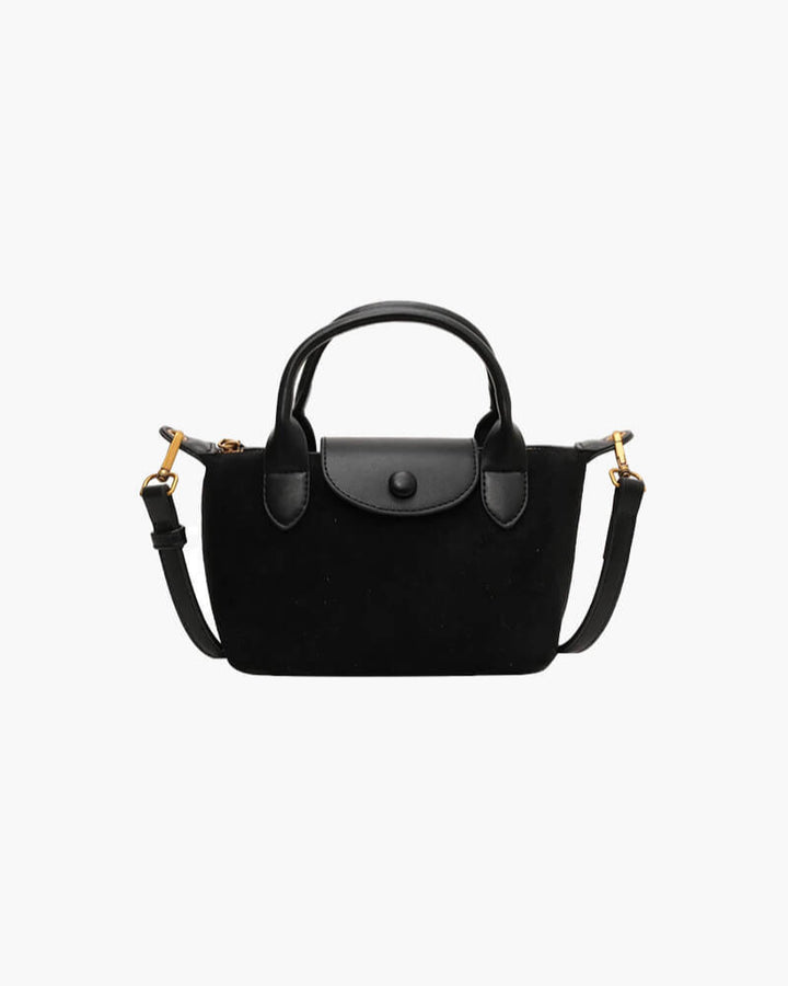 Zara - Vegan Leather and Suede Mini Bag