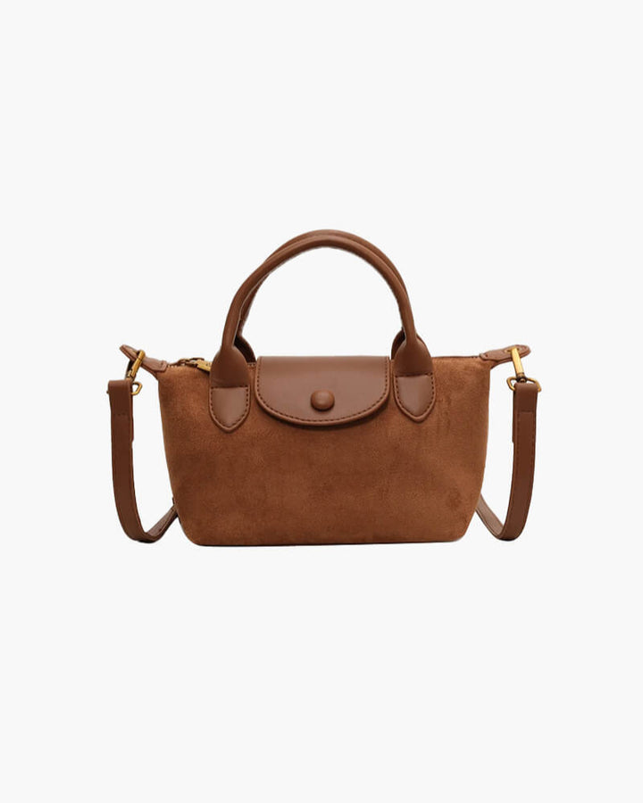 Zara - Vegan Leather and Suede Mini Bag