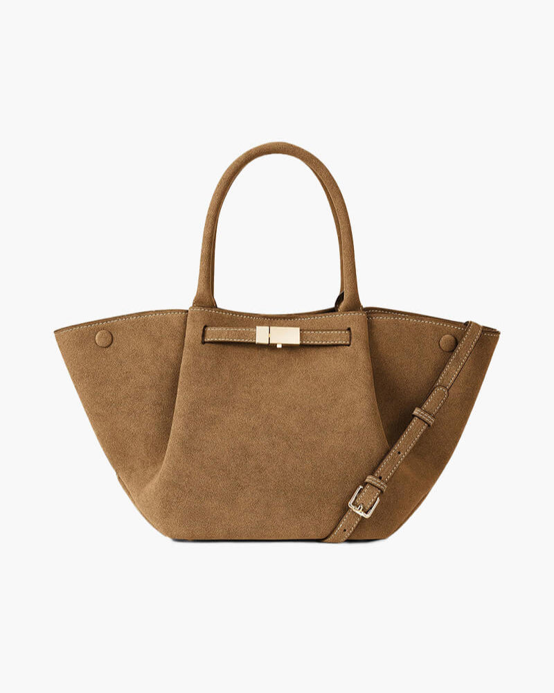 Olivia - Faux Suede Cross-Body Bag