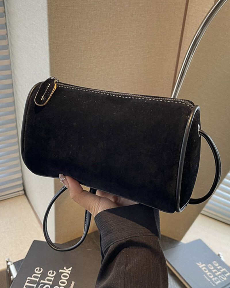 Luna - Suede Leather Shoulder Bag