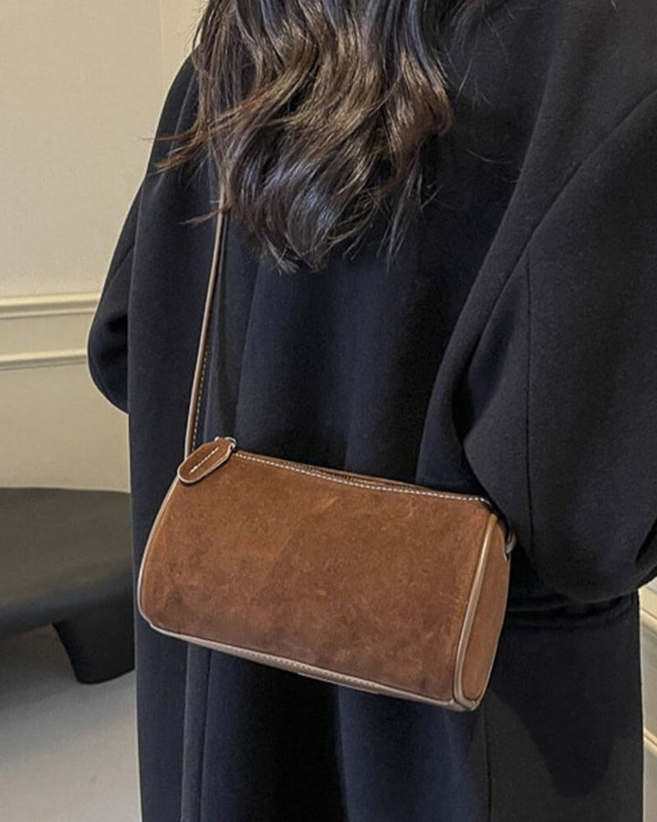 Luna - Suede Leather Shoulder Bag