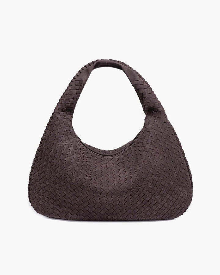 Isabella - Suede Woven Bag XL