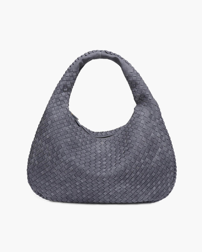 Isabella - Suede Woven Bag XL