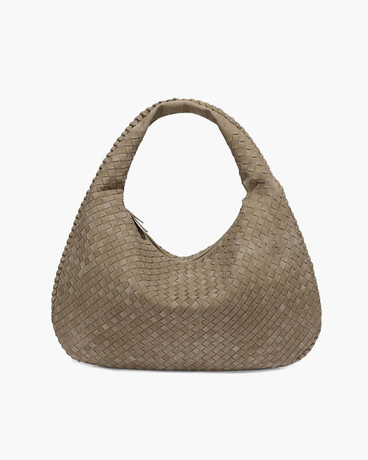 Isabella - Suede Woven Bag XL