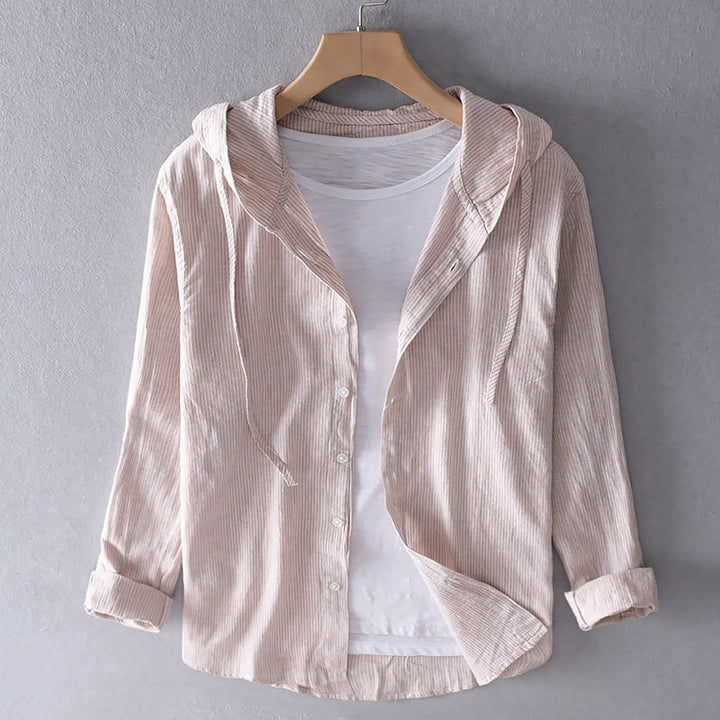 Catherine - Elegant Spring Hoodie Blouse