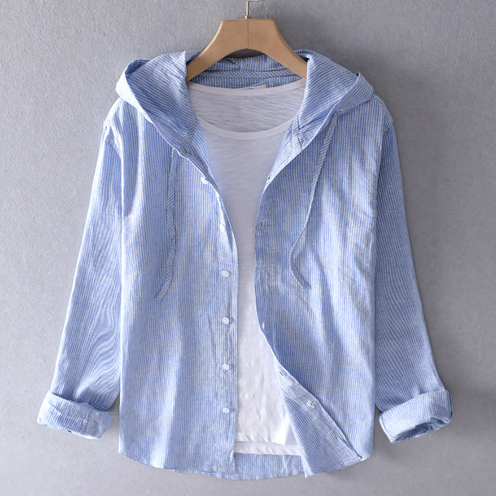 Catherine - Elegant Spring Hoodie Blouse