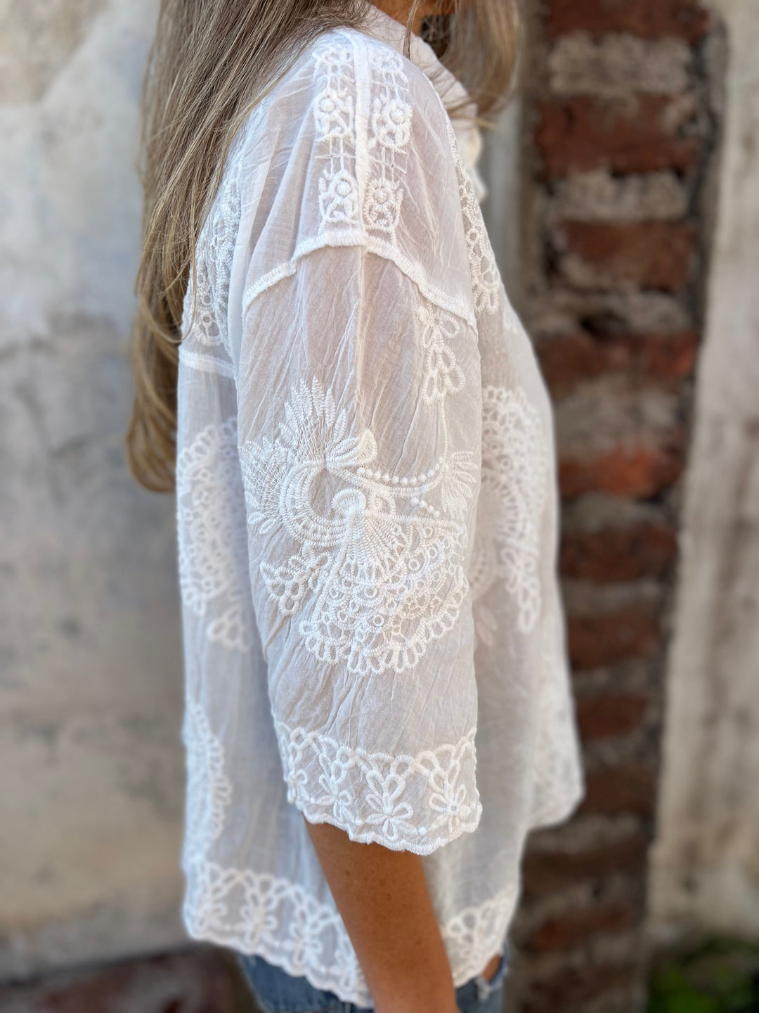 Theresa - Elegant Lace Blouse